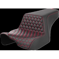 Șa Step-Up - față Honeycomb - cusături roșii SADDLEMEN 823-07-17704 Șa Step-Up - față Honeycomb - cusături roșii SADDLEMEN 823-07-17704