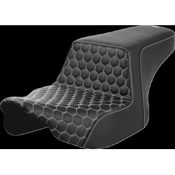 Șa Step-Up - față Honeycomb - cusături albe SADDLEMEN 823-07-17706 Șa Step-Up - față Honeycomb - cusături albe SADDLEMEN 823-07-17706