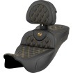 Șa Roadsofa - cusătură cu grilaj - cusătură aurie - rază extinsă - fără spătar SADDLEMEN 808-07B-184B7 Șa Roadsofa - cusătură cu grilaj - cusătură aurie - rază extinsă - fără spătar SADDLEMEN 808-07B-184B7 thumb