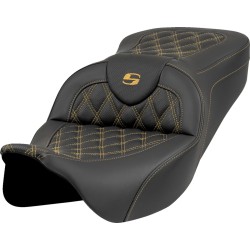 Șa Roadsofa - Lattice Stitch - Cusătură Aurie - fără spătar SADDLEMEN 808-07B-18207 Șa Roadsofa - Lattice Stitch - Cusătură Aurie - fără spătar SADDLEMEN 808-07B-18207