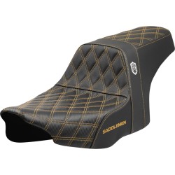 Șa SDC performance grip cusătură aurie SADDLEMEN SC82307D7