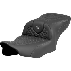 Șa Roadsofa - Cusătură Dragon Scale - cusătură gri închis - fără spătar SADDLEMEN 823-07-20802 Șa Roadsofa - Cusătură Dragon Scale - cusătură gri închis - fără spătar SADDLEMEN 823-07-20802
