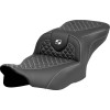 Șa Roadsofa - Cusătură Dragon Scale - cusătură albă - fără spătar SADDLEMEN 823-07-20806