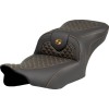 Șa Roadsofa - Dragon Scale Stitch - cusătură aurie - fără spătar SADDLEMEN 823-07-20807