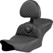 Șa roadsofa dragon cusătură gri închis cu suport pentru șofer SADDLEMEN 823-07-208B2 thumb