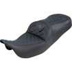 Șa RoadSofa Tri Gripper - rază standard - cusătură albastră - fără spătar SADDLEMEN 808-07B-21001 Șa RoadSofa Tri Gripper - rază standard - cusătură albastră - fără spătar SADDLEMEN 808-07B-21001 thumb