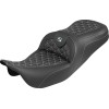 Șa RoadSofa Tri Gripper - gamă standard - cusătură argintie - fără spătar SADDLEMEN 808-07B-21005
