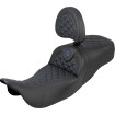Șa RoadSofa Tri Gripper - rază standard - cusătură albastră - cu spătar SADDLEMEN 808-07B-211B1 Șa RoadSofa Tri Gripper - rază standard - cusătură albastră - cu spătar SADDLEMEN 808-07B-211B1 thumb