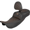 Șa RoadSofa Tri Gripper - rază standardă - cusătură portocalie - cu spătar SADDLEMEN 808-07B-211B3 Șa RoadSofa Tri Gripper - rază standardă - cusătură portocalie - cu spătar SADDLEMEN 808-07B-211B3 thumb