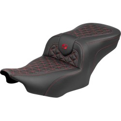 Șa Roadsofa - fără spătar - cusătură roșie SADDLEMEN 823-07-21004