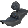 Șa Roadsofa - cu spătar - cusătură albastră SADDLEMEN 823-07-210B1