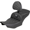 Șa Roadsofa - cu spătar - cusătură argintie SADDLEMEN 823-07-210B5 thumb