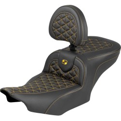 Șa Roadsofa - cu spătar - cusătură aurie SADDLEMEN 823-07-210B7 Șa Roadsofa - cu spătar - cusătură aurie SADDLEMEN 823-07-210B7