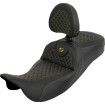 Șa cu rază extinsă Roadsofa - Dragon Scale - cusătură aurie - cu spătar - FLH/FLT '08-'25 SADDLEMEN 808-07B-209B7 Șa cu rază extinsă Roadsofa - Dragon Scale - cusătură aurie - cu spătar - FLH/FLT '08-'25 SADDLEMEN 808-07B-209B7 thumb