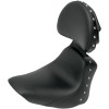 Șa simplă heels down front saddlegel cu țepi piele naturală neagră SADDLEMEN 806-15-0031
