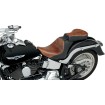 Șa pasager LARIAT OPTIONAL din piele maro uzat HARLEY DAVIDSON SADDLEMEN 806-12-016B thumb