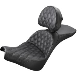 Șa EXPLORER LS TWO-UP LATTICE cu spătar negru SADDLEMEN 818-30-030LS Șa EXPLORER LS TWO-UP LATTICE cu spătar negru SADDLEMEN 818-30-030LS