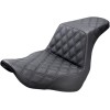 Șa step up ls față cu pasager lattice neagră SADDLEMEN 818-29-175