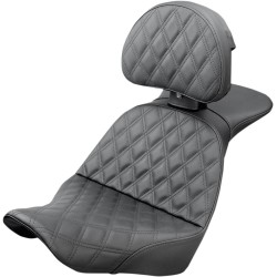 Șa EXPLORER LS TWO-UP LATTICE cu spătar negru SADDLEMEN 818-29-030LS Șa EXPLORER LS TWO-UP LATTICE cu spătar negru SADDLEMEN 818-29-030LS