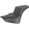 Șa în trepte - Tuck and Roll/cusut în rețea - negru SADDLEMEN 818-33-176