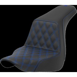 Șa step up ls driver cu cusătură albastră SADDLEMEN 818-29-17201