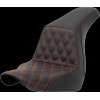 Șa step up ls driver cu cusătură roșie SADDLEMEN 818-29-17204