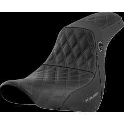 Șa SDC perf gripper cusătură gri închis SADDLEMEN SC81829GRE