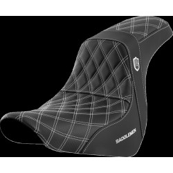 Șa SDC perf gripper cusătură albă SADDLEMEN SC81829WHI Șa SDC perf gripper cusătură albă SADDLEMEN SC81829WHI