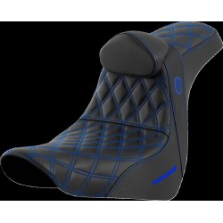 Șa SDC perf gripper cu cusătură albastru strălucitor SADDLEMEN SC81829BLURT Șa SDC perf gripper cu cusătură albastru strălucitor SADDLEMEN SC81829BLURT