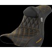 Șa SDC perf gripper cu cusătură aurie BR SADDLEMEN SC81829GOLRT thumb