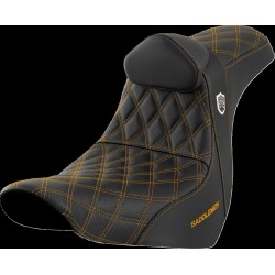 Șa SDC perf gripper cu cusătură aurie BR SADDLEMEN SC81829GOLRT