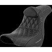 Șa SDC perf gripper cu cusătură gri SADDLEMEN SC81829GRERT thumb