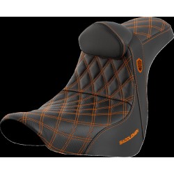 Șa SDC perf gripper cu cusătură portocalie SADDLEMEN SC81829ORART Șa SDC perf gripper cu cusătură portocalie SADDLEMEN SC81829ORART