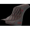 Șa SDC perf gripper cusătură roșie SADDLEMEN SC81830RED