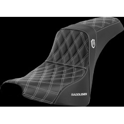 Șa SDC perf gripper cusătură albă SADDLEMEN SC81830WHI Șa SDC perf gripper cusătură albă SADDLEMEN SC81830WHI