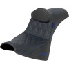 Șa Pro Series SDC Performance - fără spătar - cusătură albastră - Gripper SADDLEMEN SC81830DB1