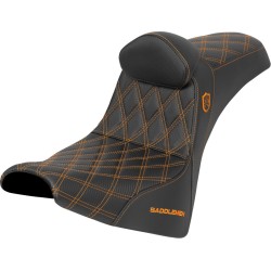 Șa Pro Series SDC Performance - fără spătar - cusătură portocalie - Gripper SADDLEMEN SC81830DB3 Șa Pro Series SDC Performance - fără spătar - cusătură portocalie - Gripper SADDLEMEN SC81830DB3