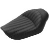 Șa simplă knuckle față SaddleGel brushed SaddleHyde neagră SADDLEMEN 896-04-0023
