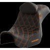 Scaun Pro Series SDC Performance - cu spătar - cusătură portocalie SADDLEMEN SC80604ORART