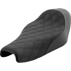Șa simplă RENEGADE LS față VINYLSADDLEGEL neagră simplă SADDLEMEN 807-11-002LS Șa simplă RENEGADE LS față VINYLSADDLEGEL neagră simplă SADDLEMEN 807-11-002LS