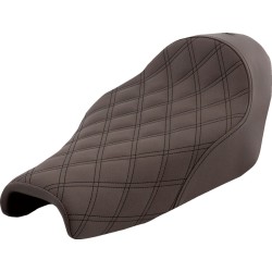 Șa Renegade LS față vinylsaddlegel simplă maro SADDLEMEN 807-11-002BLS
