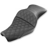 Șa 2-up explorer LS față/spate vinil/saddlegel neagră SADDLEMEN 807-11-029LS