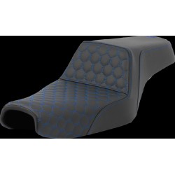 Șa cu trepte - Honeycomb - cusătură albastră SADDLEMEN 807-11-17701 Șa cu trepte - Honeycomb - cusătură albastră SADDLEMEN 807-11-17701