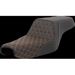 Șa în trepte - Honeycomb - cusături portocalii SADDLEMEN 807-11-17703 Șa în trepte - Honeycomb - cusături portocalii SADDLEMEN 807-11-17703