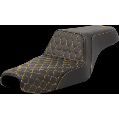 Șa cu trepte - Honeycomb - cusătură aurie SADDLEMEN 807-11-17707 Șa cu trepte - Honeycomb - cusătură aurie SADDLEMEN 807-11-17707