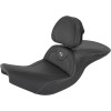 Șa Road Sofa - fibre de carbon - cu spătar - Indian SADDLEMEN I14-07-185BR