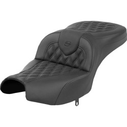 Șa Roadsofa - fără spătar - negru - cusătură cu model - Indian SADDLEMEN I22-02-182 Șa Roadsofa - fără spătar - negru - cusătură cu model - Indian SADDLEMEN I22-02-182