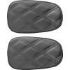 Cotiere Roadsofa din vinil negru simplu SADDLEMEN 11887-LS