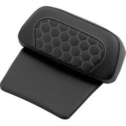 Suport pentru spătar Chopped Tour Pak - Honeycomb - cusătură albă SADDLEMEN 814-07C-19006 Suport pentru spătar Chopped Tour Pak - Honeycomb - cusătură albă SADDLEMEN 814-07C-19006