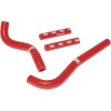 Set furtunuri radiator silicon roșii ALTE HON-33-RD